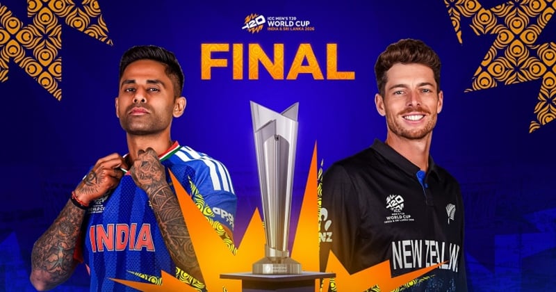 आईसीसी टी-२० विश्वकपकाे फाइनलमा आज भारत र न्युजिल्याण्डबीच प्रतिस्पर्धा हुँदै
