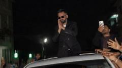 जब जितको प्रमाणपत्र लिन बालेन मतगणनास्थल पुगे