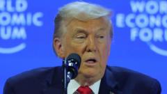 ट्रम्पको उपस्थितिले डाभोस मञ्चमा निम्त्याएको विश्वव्यापी 'उथलपुथल'को 'त्रास'