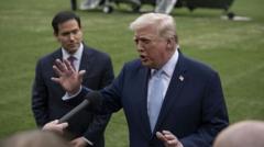 इरानमा सैन्य कारबाही रोक्नेबारे विचार गरिरहेको ट्रम्पको भनाइ