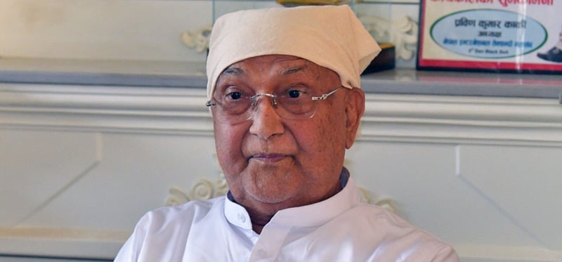 केपी ओलीकाे स्वास्थ्य सुधारोन्मुख