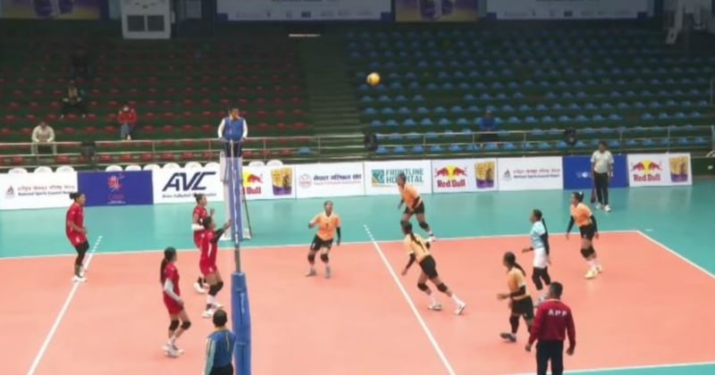 प्रधानमन्त्री कप एनभीए भलिबलमा महिलातर्फ एपीएफ क्लबको विजयी शुरूवात