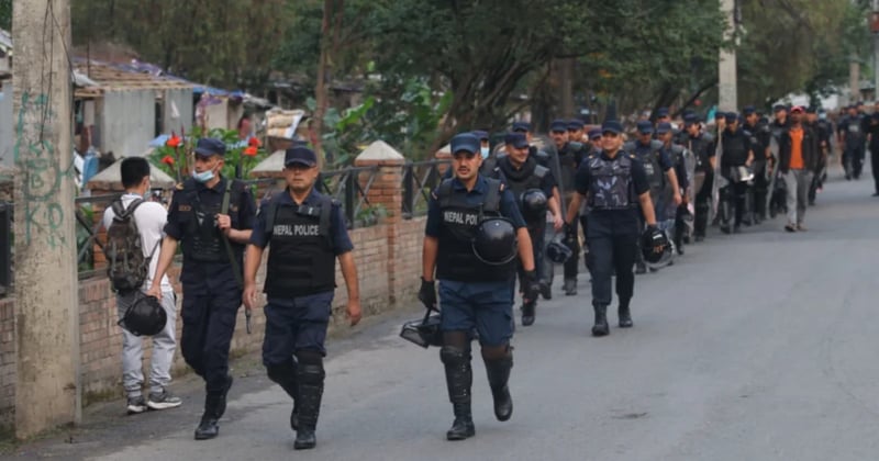 थापाथली सुकुम्बासी बस्ती हटाउन प्रहरी परिचालन