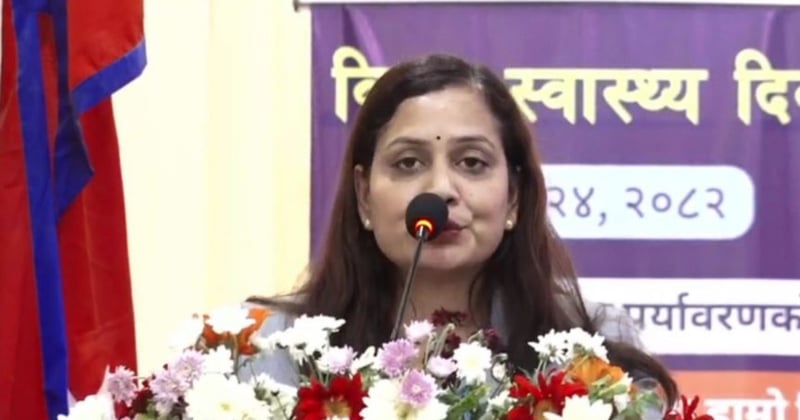 पशुपंक्षी र वातावरण स्वस्थ नभई हामी पूर्ण स्वस्थ हुन सक्दैनौं : स्वास्थ्यमन्त्री मेहता