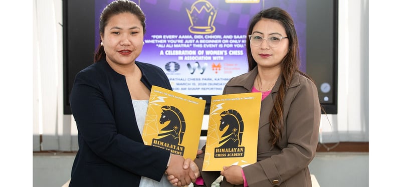 थापाथली चेस पार्कमा हिमालयन क्विन्स ग्याम्बिट