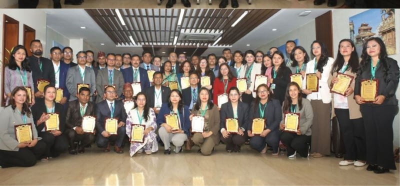 सिटिजन्स बैंकको कर्मचारी दिवस: ६२ कर्मचारी सम्मानित