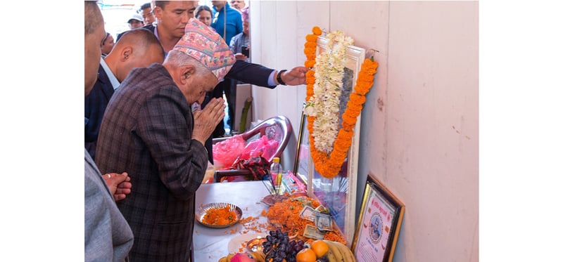 राष्ट्रपतिद्वारा शोक व्यक्त