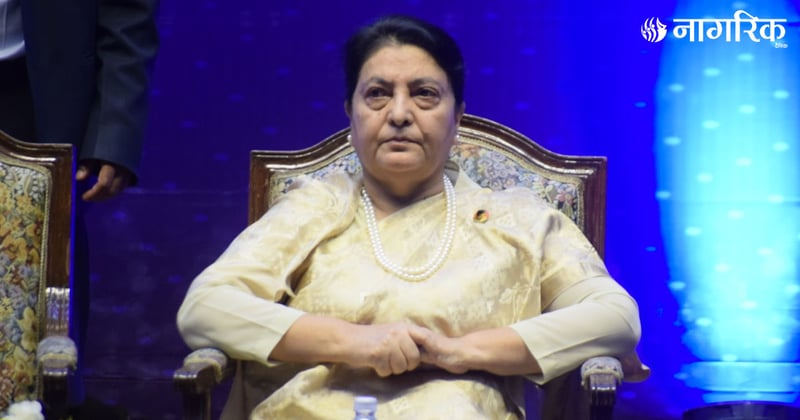 वार्ताबाट समस्या समाधान खोज्न विश्व समुदायलाई पूर्वराष्ट्रपति भण्डारीको आग्रह