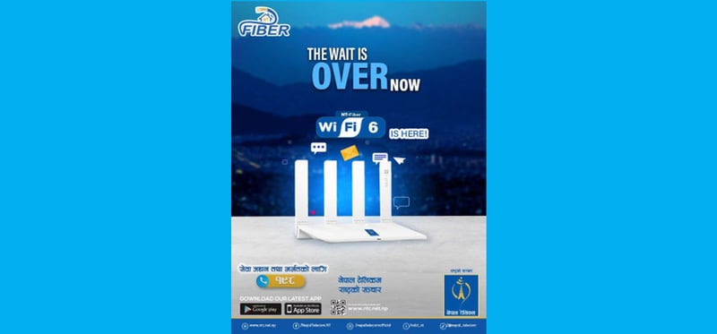 टेलिकमको वाइफाई ६ सार्वजनिक