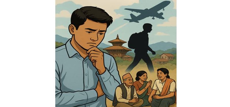 नेपालको भविष्य र युवाको पलायन: गम्भीर चिन्तनको आवश्यकता