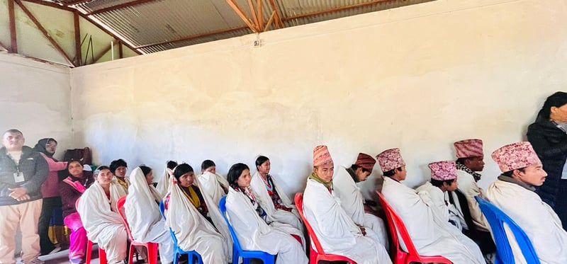 प्राथमिक उपचारसम्बन्धी तालिममा राउटे समुदायका युवायुवती सहभागी