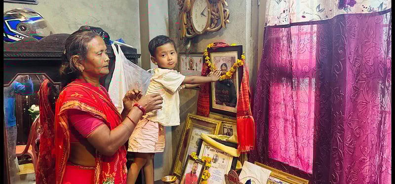 सहिद पुत्री दिवान्सीले दिनदिनै सोध्छिन् : मम्मी, बाबा खोइ ?