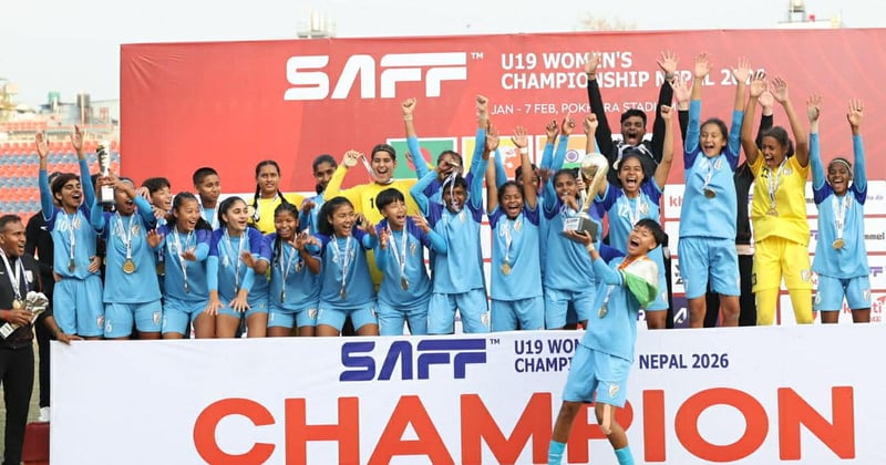 बंगलादेशमाथि ४-० को फराकिलो जित निकाल्दै भारत साफ यू-१९ च्याम्पियन