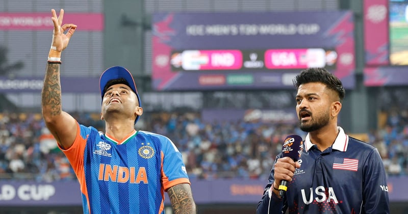 अमेरिकाले टस जित्यो, भारतलाई ब्याटिङको निम्तो