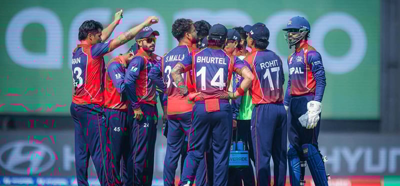 आईसीसी टी-२० विश्वकप : इंग्ल्यान्डविरुद्ध ऐतिहासिक जितबाट चुक्यो नेपाल