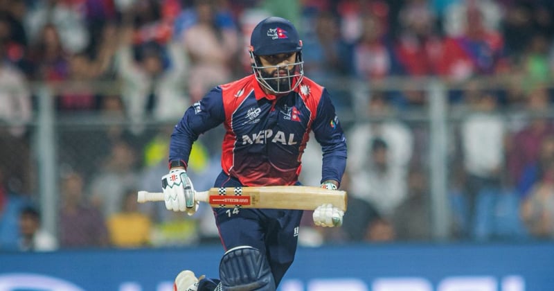 ७४ रनको साझेदारी तोडियो, अर्धशतक बनाउन चुके भुर्तेल