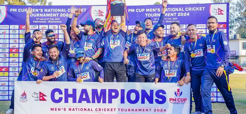 प्रधानमन्त्री कप पुरुष राष्ट्रिय क्रिकेट प्रतियोगिता चैत ७ देखि