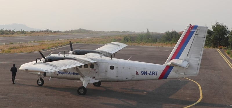 रेसुङ्गा विमानस्थलमा उडान प्रभावित