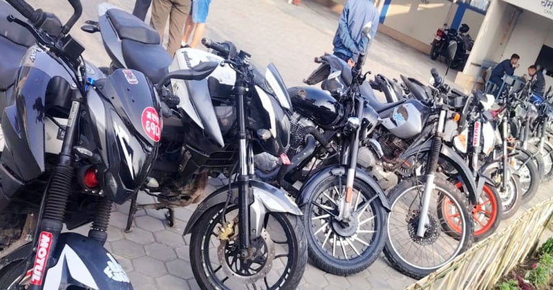 स्वरुप परिवर्तन गरी समाजलाई आतङ्कित पार्ने मोटरसाइकल नियन्त्रणमा