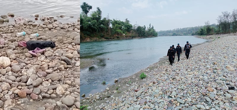 सुर्खेतमा दुई बालबालिकासहित आमा बेपत्ता, भेरी किनारमा भेटियो झोला र मोबाइल