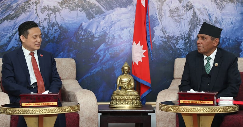 राष्ट्रिय सभा अध्यक्ष दाहालसँग चिनियाँ राजदूत चाङको भेट
