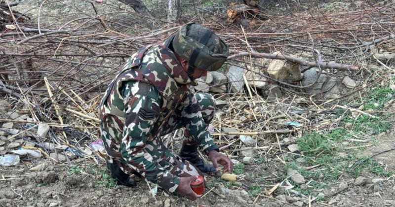 जुम्लामा बारी खन्दा भेटियो पुरानो सकेट बम, सेनाद्वारा डिस्पोज