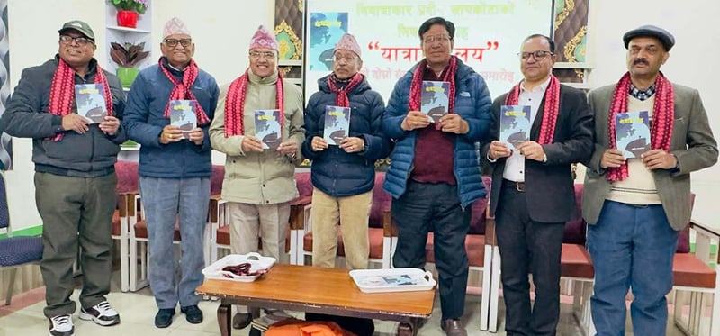 नियात्राकार प्रदीप सापकोटाको ‘यात्राको लय’ ले समात्याे पाठकीय बाटाे