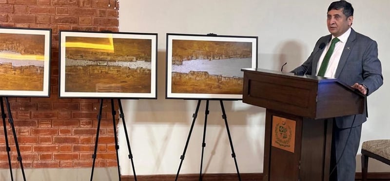 ‘नेपाली कलाकारको चित्रकलामा झल्किएका पाकिस्तानका रङहरू’