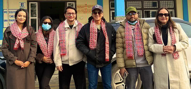 ‘आ बाट आमा’ को टाेली पूर्वको हल भिजिटमा