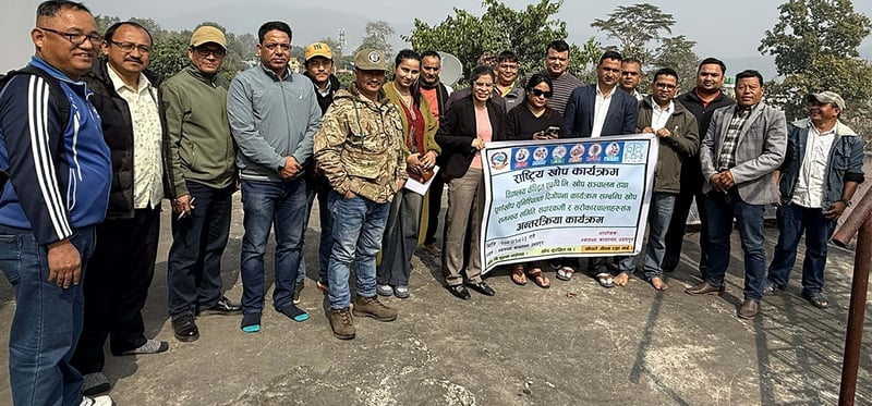 उदयपुरका ३ हजार ८४८ किशोरीलाई पाठेघरको मुखको क्यान्सरविरुद्ध खोप दिइँदै