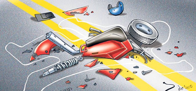 सुनसरीमा मोटरसाइकल दुर्घटना हुँदा एक जनाको मृत्यु