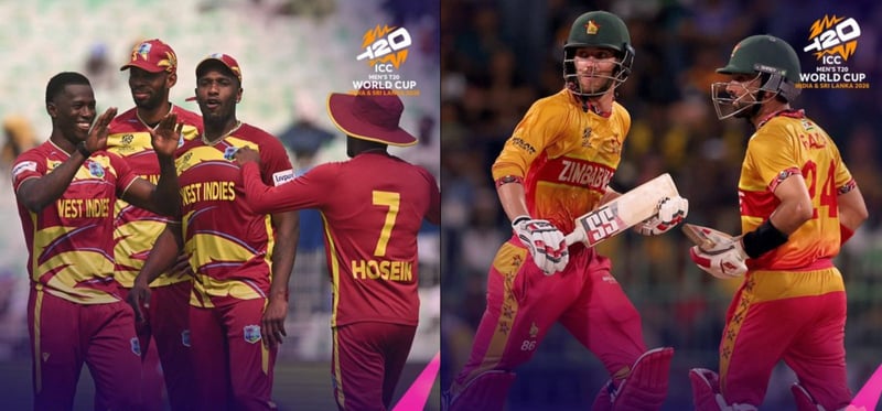 टी-२० विश्वकपः वेस्ट इन्डिज र जिम्बाबेको अपराजित यात्रा कायमै