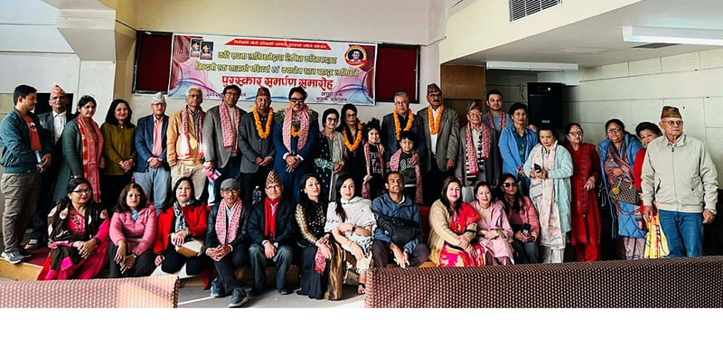 गायक आनन्द कार्कीलाई ‘क्याप्टेन रतनबहादुर लामिछाने पुरस्कार’