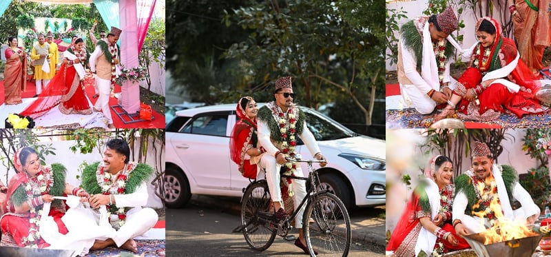 विवाह बन्धनमा बाँधिए करण-वर्षा (तस्बिरमा हेर्नुस्)