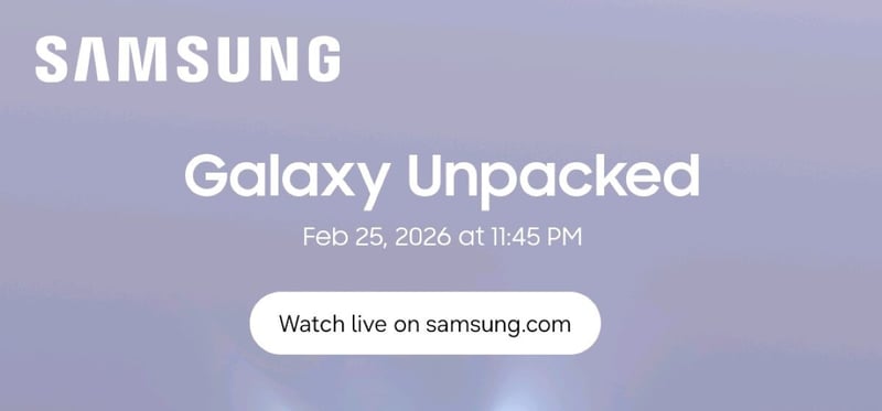 ग्यालेक्सी अनप्याक्डमा नवीनतम इनोभेसनको प्रदर्शन: २५ फेब्रुअरी २०२६ मा प्रत्यक्ष स्ट्रिमिङ