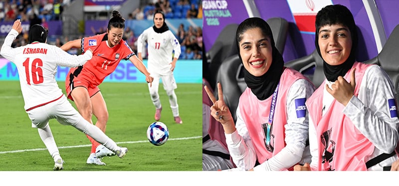 एएफसी महिला एसियन कप: देश युद्धमा, खेलाडी मैदानमा