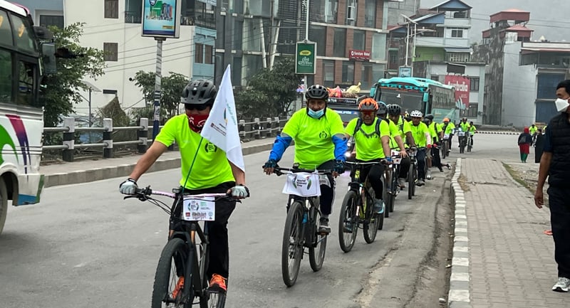 मिर्गौला बचाउन बुटवलमा सचेतनामूलक साइकल र्याली