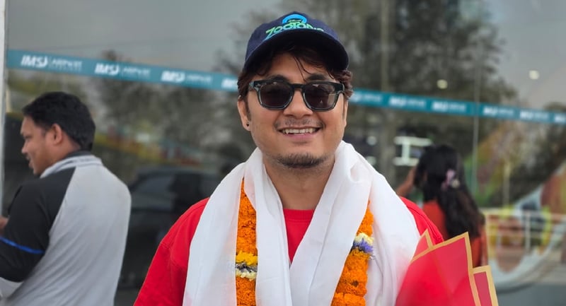 भारतीय भ्वाइस आर्टिस्ट अमित डिओंडी काठमाडौंमा