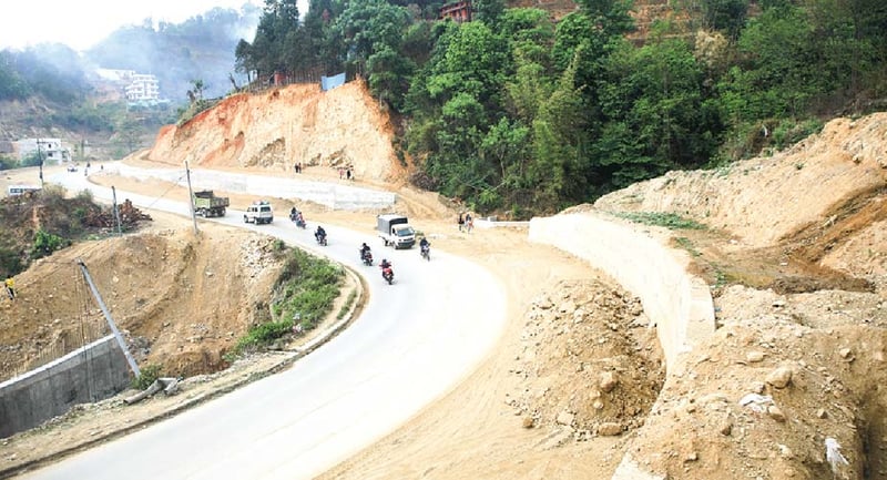 सूर्यविनायक चक्रपथ जोड्ने पलाँसे–तारकेश्वर सडकको शिलान्यास