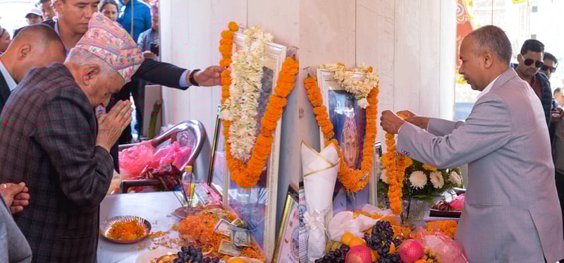 ओली परिवारलाई समवेदन दिन राष्ट्रपति उपराष्ट्रपति गुण्डुमा