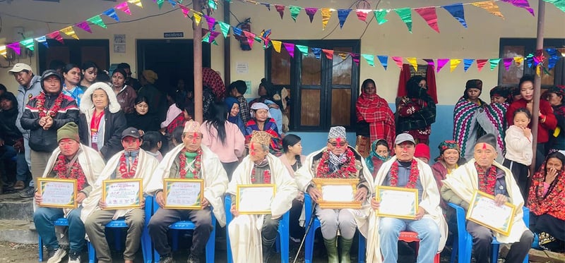 मुदीमा वडा कार्यालय र स्वास्थ्यचौकीको भवन निर्माण