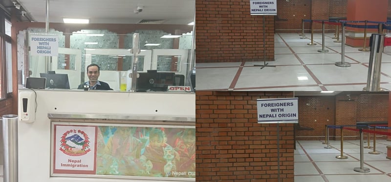 नेपाली मूलका विदेशी नागरिकलाई विमानस्थलमा छुट्टै डेस्कको व्यवस्था