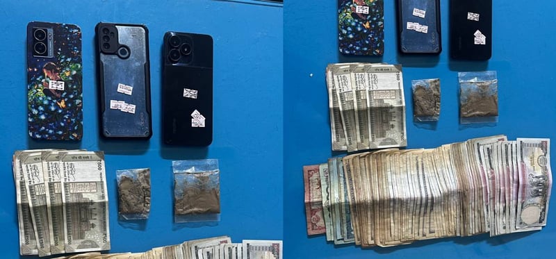 १८ ग्राम खैरो हेरोइन जस्तो देखिने पदार्थसहित तीन जना पक्राउ