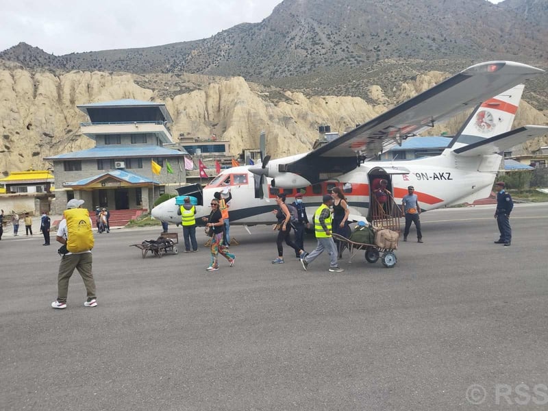 तीन महिनापछि पोखरा–जोमसोम हवाई सेवा सञ्चालन