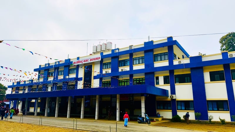 मध्यविन्दुमा १७ करोडको लागतमा १५ शैयाको नगर अस्पताल