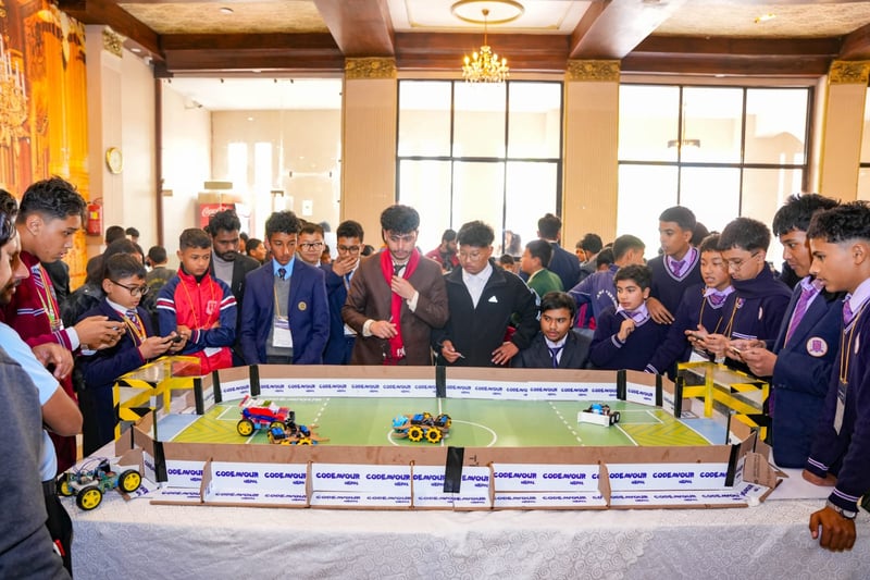 ‘कोडेभर ७.०’ सम्पन्न, एआई र रोबोटिक्समा विद्यार्थीको उत्कृष्ट प्रस्तुति
