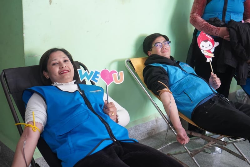 ‘वी लभ यू फाउन्डेसन’द्वारा भक्तपुरमा ८३०औँ ‘विश्वव्यापी रक्तदान कार्यक्रम’ सम्पन्न