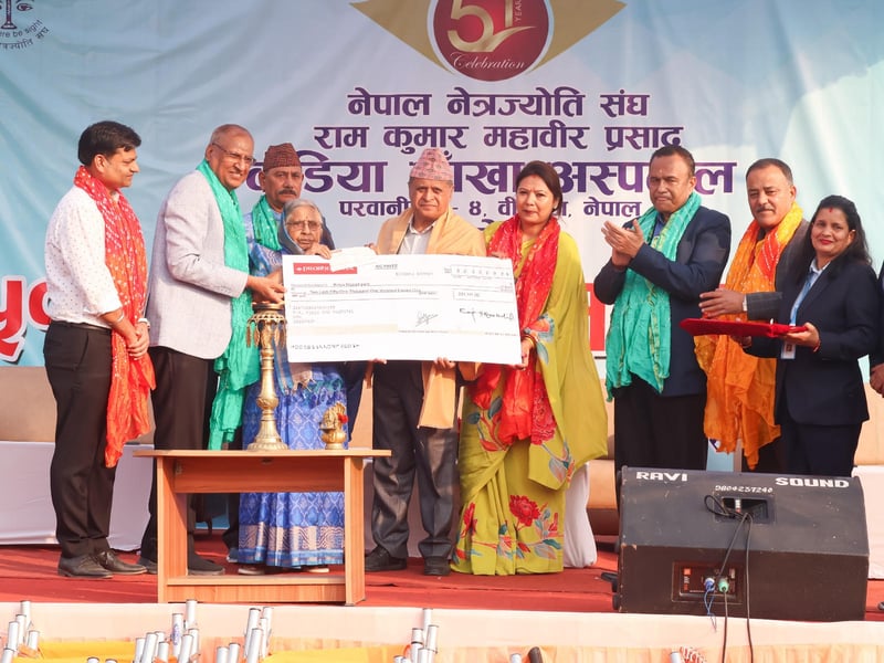 नेत्र विशेषज्ञ डा. विद्याप्रसाद पन्तलाई ‘हिरालाल केडिया ज्योतिर्मय पुरस्कार’