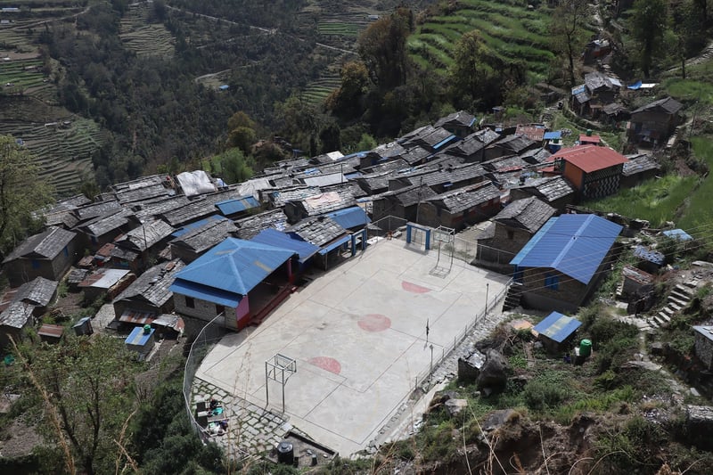 म्याग्दीको रायखोर र कोटगाउँमा खेलमैदान निर्माण