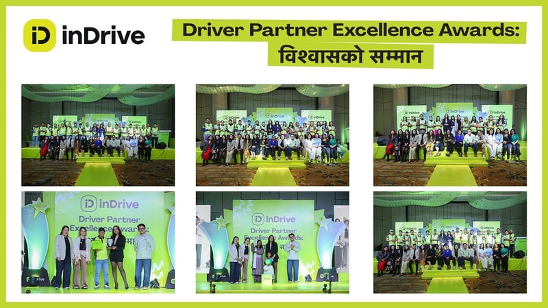 ‘इनड्राइभ ड्राइभर पार्टनर एक्सिलेन्स अवार्डः विश्वासको सम्मान’ आयोजना